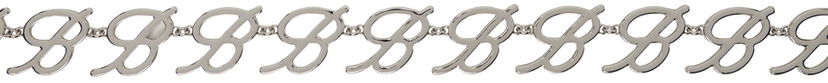 Armband Blumarine Silver Logo Chain Belt Metallisk | P422W263A