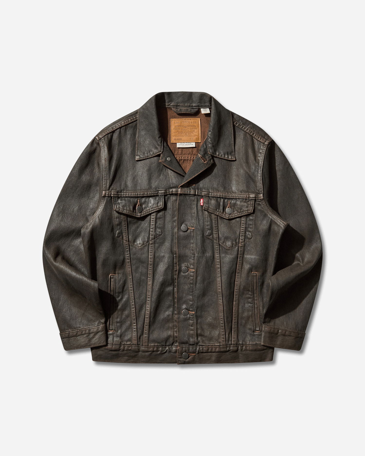 Jacka Levi's Relaxed Premium Trucker Jacket Brun | A5782 0070, 1