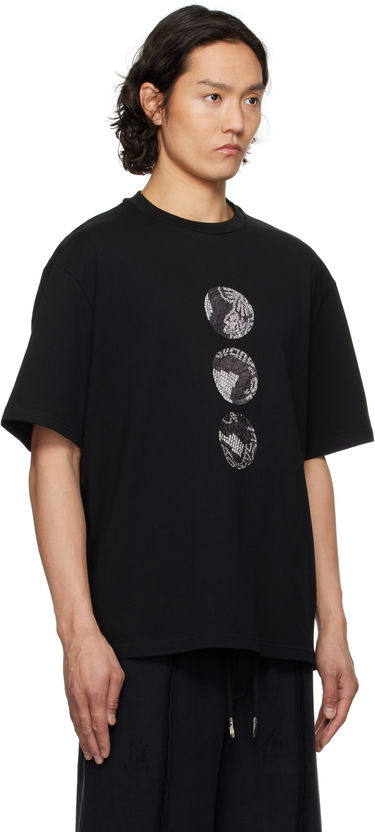 T-shirt Feng Chen Wang Feng Chen Wang Patch T-Shirt Svart | FUS19TS11, 1