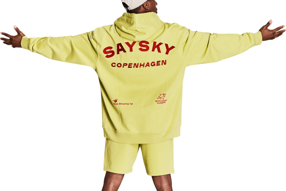 Sweatshirt Saysky Saysky Statement Oversized Hoodie Gul | nmlho71c312, 1