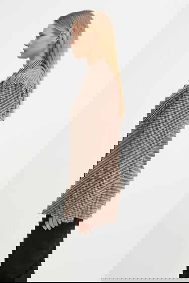 Skjorta OUR LEGACY Our Legacy Daisy Check Button-Down Shirt Brun | W4252DE, 4