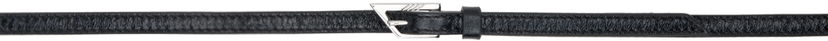 Bälten The Attico Attico Pin-Buckle Belt Svart | 247WKE23 L070