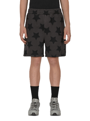 Shorts Awake NY Star Printed Sweatshorts Svart | AWK-SP22-SH001 CHARCOALBLACK