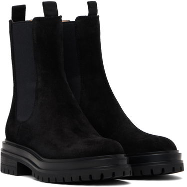 Sneakers och skor Gianvito Rossi Suede Chelsea Boots Svart | G73462-20GOM-SUE, 3