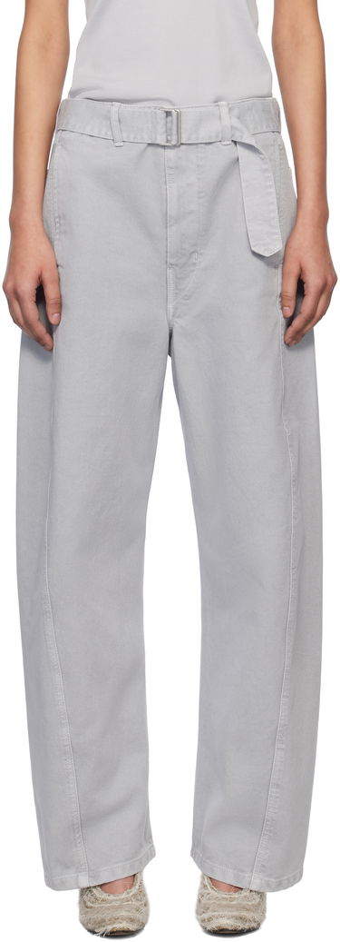 Cargo byxor LEMAIRE Lemaire Twisted Belted Trousers Grå | PA326 LD1036, 0