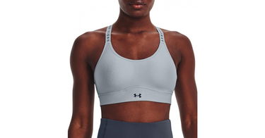 Behå Under Armour Infinity Mid Covered Sports Bra Grå | 1363353-465, 1