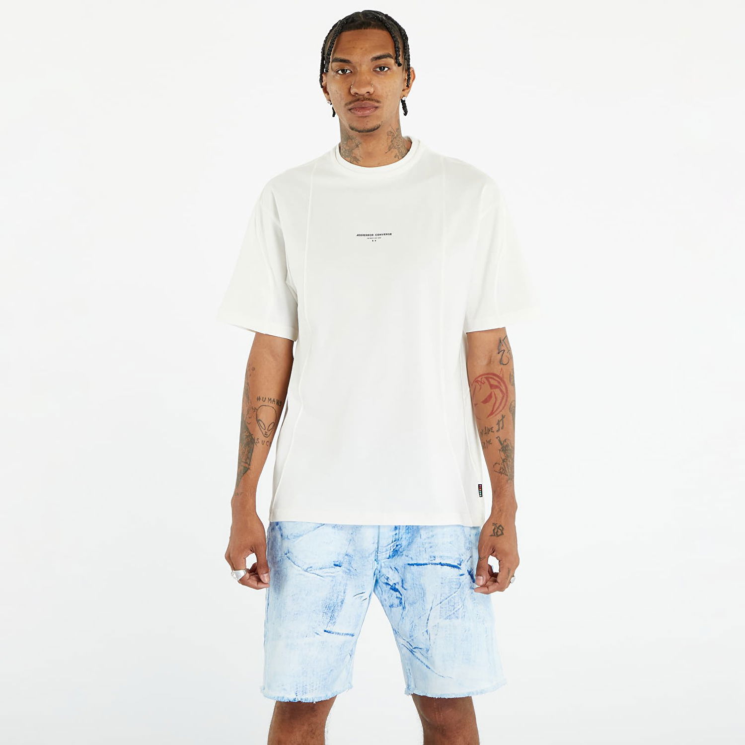 T-shirt Converse x ADER ERROR SHAPES TCloud Dancer Vit | 10025817-A01, 0