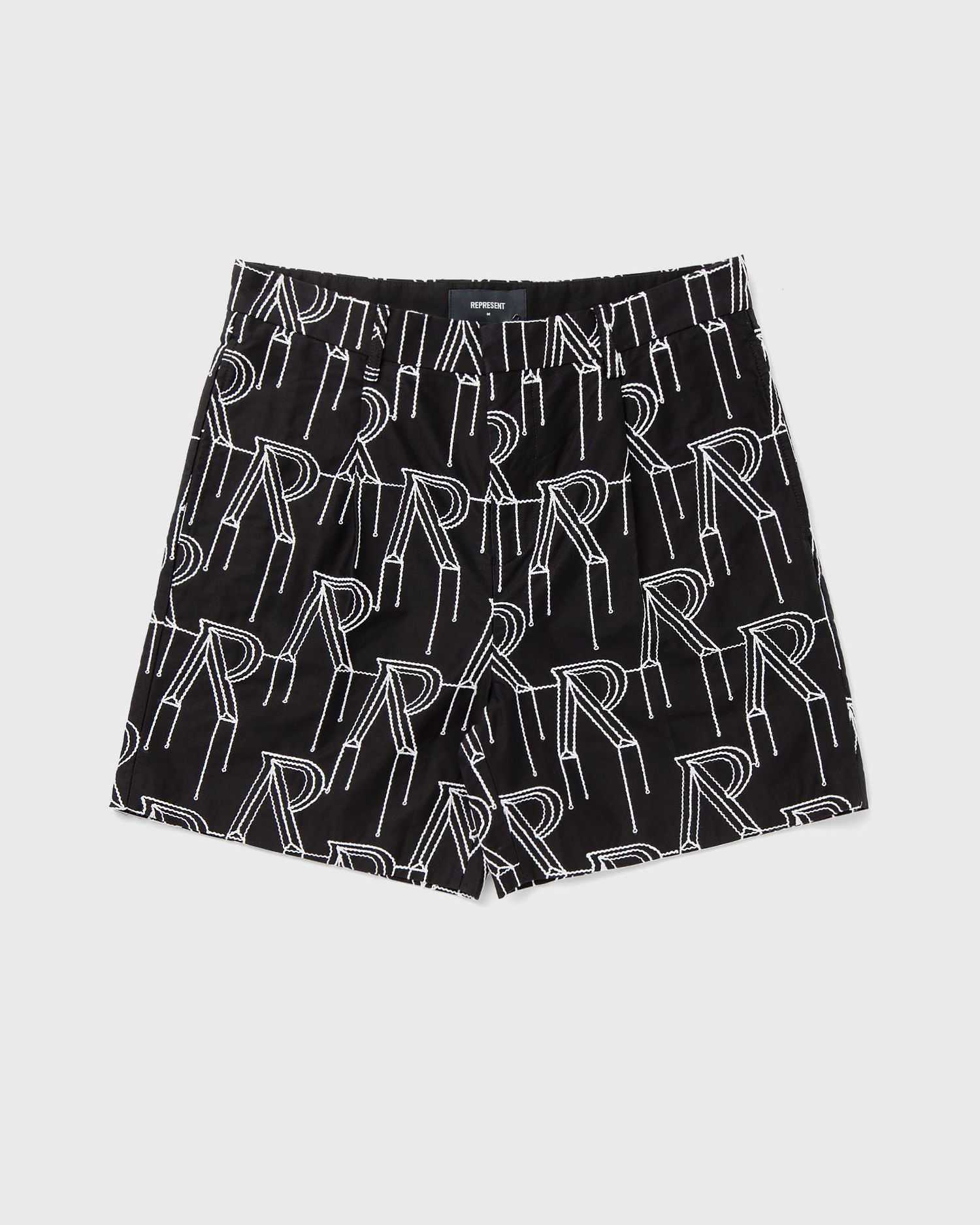Shorts Represent Clo Represent EMBRODIERED INITIAL TAILORED SHORT Svart | MLM717-01, 0