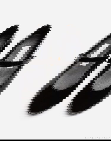 Sneakers och skor Dolce & Gabbana Dolce & Gabbana Leather Ballet Flats Svart | D10699A132880999, 3