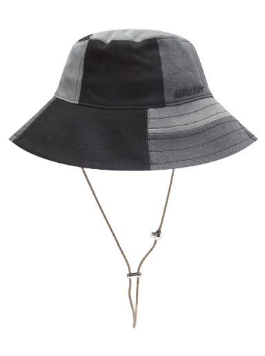Hatt Ambush Patchwork Stoppers Bucket Hat Svart | BMLA007S23DEN0011200