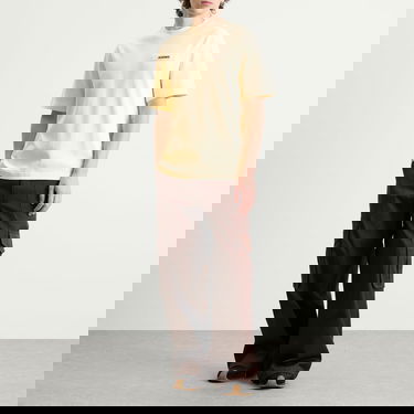 T-shirt Jacquemus Jacquemus Grosgrain Logo T-Shirt, Size Large Gul | 25HTSM00133AJ00226-150, 4