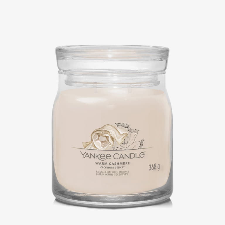 Ljus Yankee Candle Signature Medium Jar Candle Warm Cashmere Beige | 40786