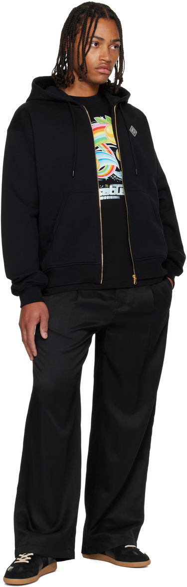 Sweatshirt Casablanca 'Casa' Chrome Full Zip Hoodie Svart | M-AW25-JTP-408-02, 3