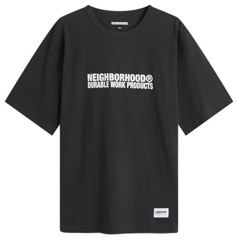 T-shirt Neighborhood Sheltech Logo T-Shirt, Size Large Svart | 251BWNH-CSM02-BLK