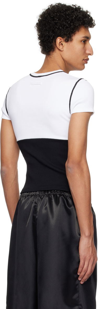 T-shirt Jean Paul Gaultier Jean Paul Gaultier Color Block T-Shirt Vit | 25/33-F-TS104P-J080-0100, 2