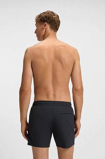 Shorts BOSS BECKHAM x BOSS Soft-Touch Swim Shorts Mörkblå | 50549411, 1