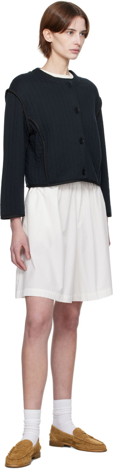 Sweater A.P.C. A.P.C. Garance Cropped Quilted Jacket Svart | COHGW-F32010, 3