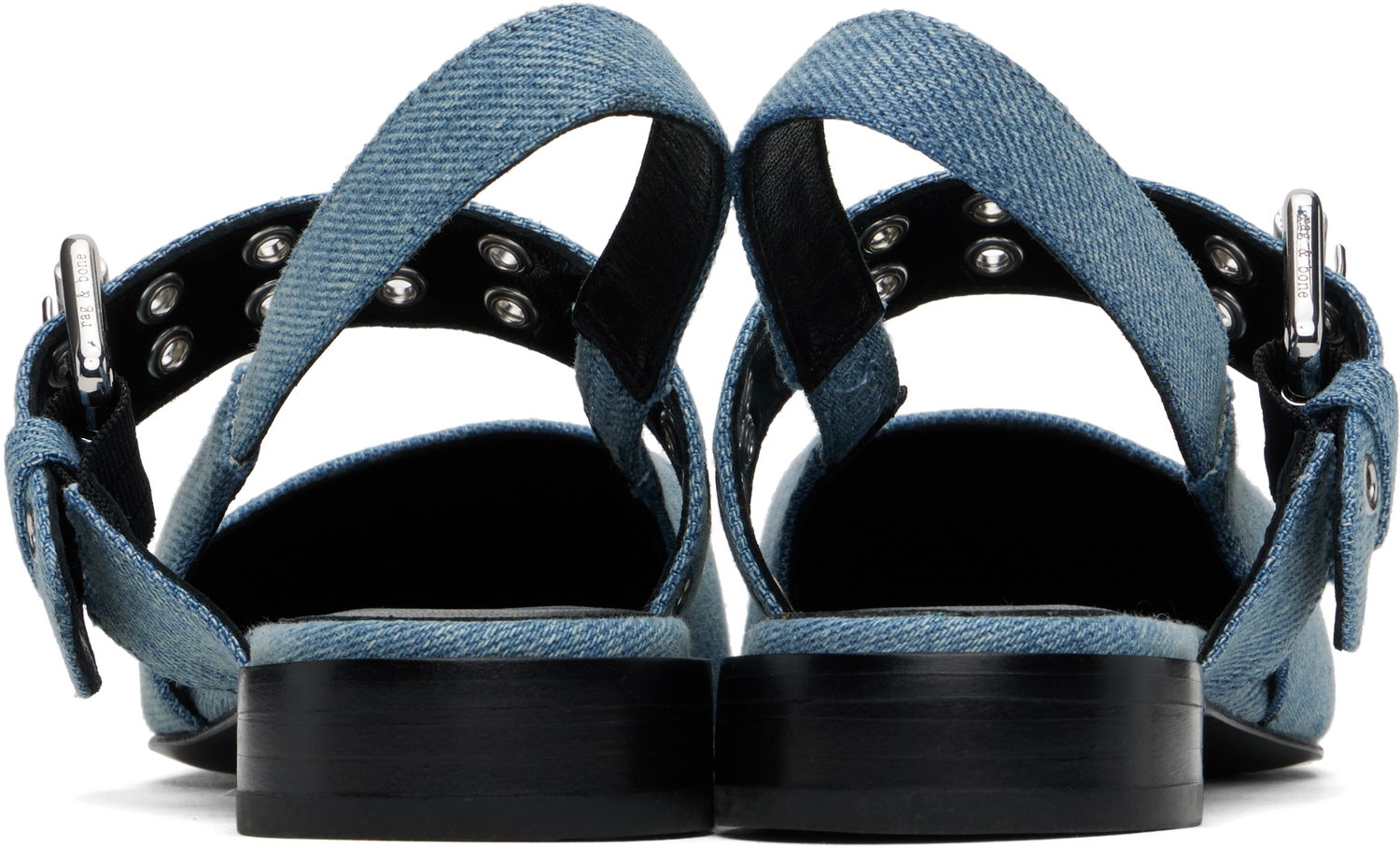 Kläder rag & bone rag & bone Astra Slingback Ballerina Flats Blå | WFF24SF002UB2, 1