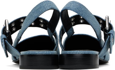 Kläder rag & bone rag & bone Astra Slingback Ballerina Flats Blå | WFF24SF002UB2, 1