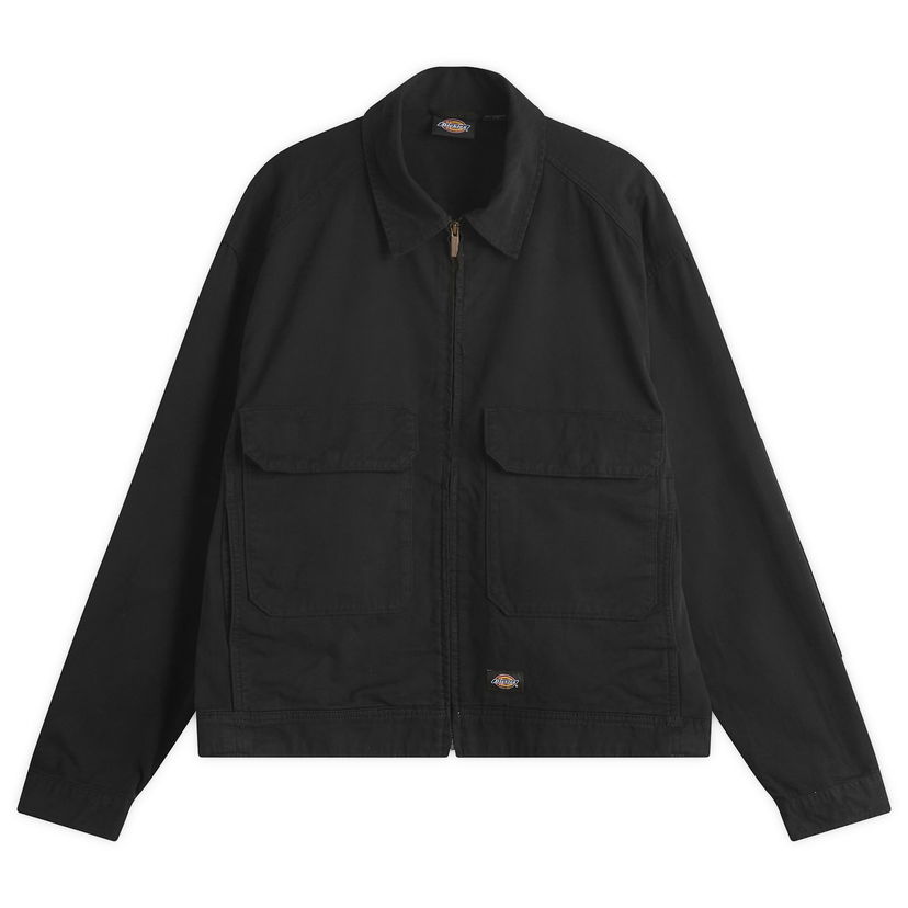Jacka Dickies Fort Smith Trucker Jacket, Size Large Svart | DK0A87OEBLK1