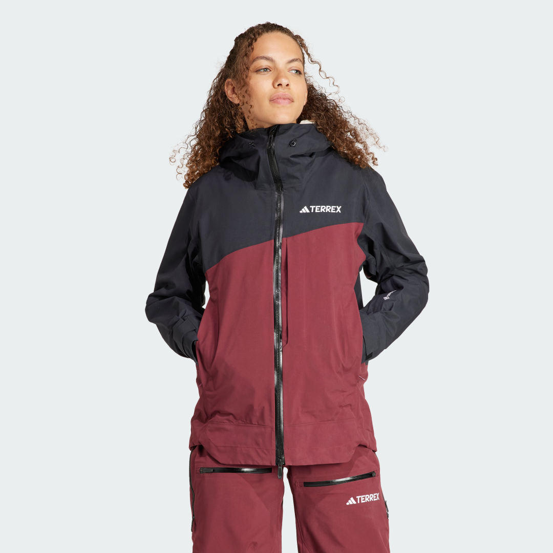 Jacka adidas Performance Terrex Techrock 3-Layer GORE-TEX C-Knit Röd | IB4226, 1