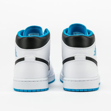 Sneakers och skor Jordan Air Jordan 1 Mid "Laser Blue" Vit | 554724-141, 3