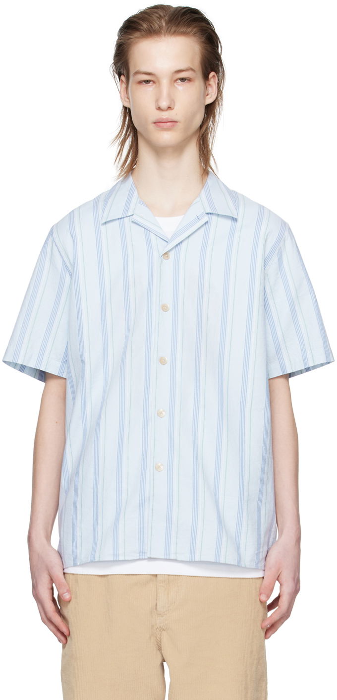 Skjorta Paul Smith PS Paul Smith Stripe Vacation Shirt Blå | M2R-695U-M21996-41