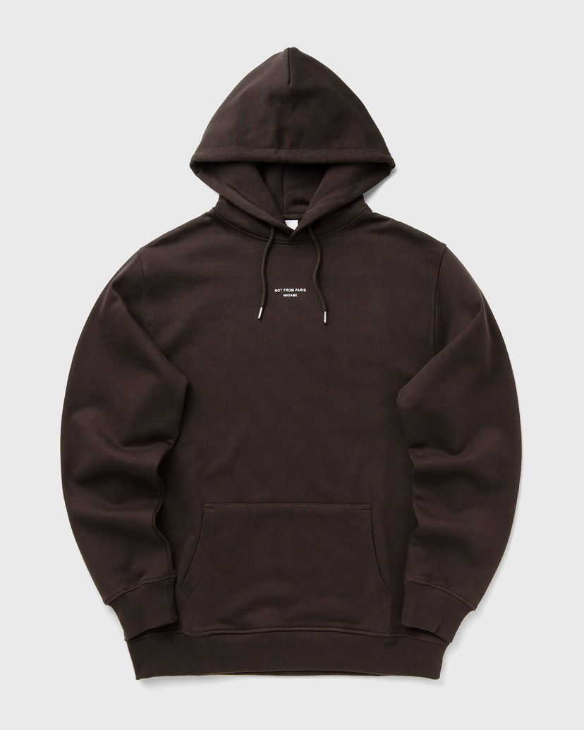 Sweatshirt Drôle de Monsieur Classic Slogan Hoodie Brun | I-HO161-CO127-DBN