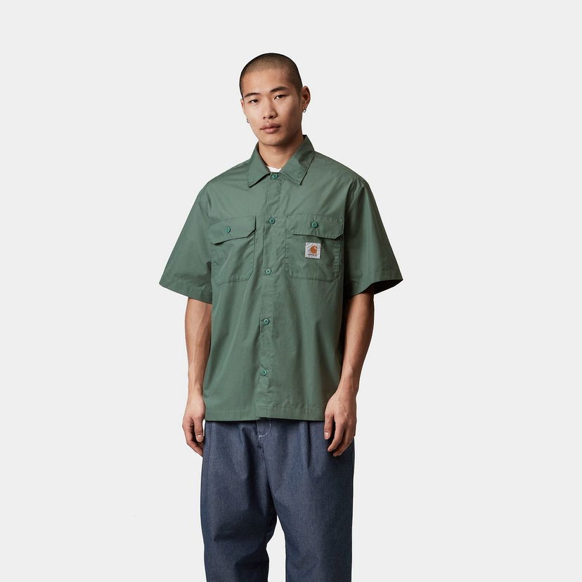 Skjorta Carhartt WIP Carhartt WIP Craft Short Sleeve Shirt Grön | I035232_9