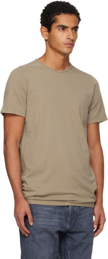 T-shirt Rick Owens Concordians Level T-shirt Beige | DU02E7250 RNP, 1