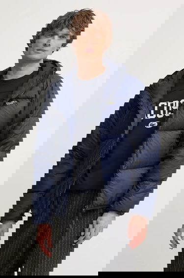 Pufferjacka Lacoste Hooded Winter Puffer Jacket with Embossed Back Design Mörkblå | BH2905, 2