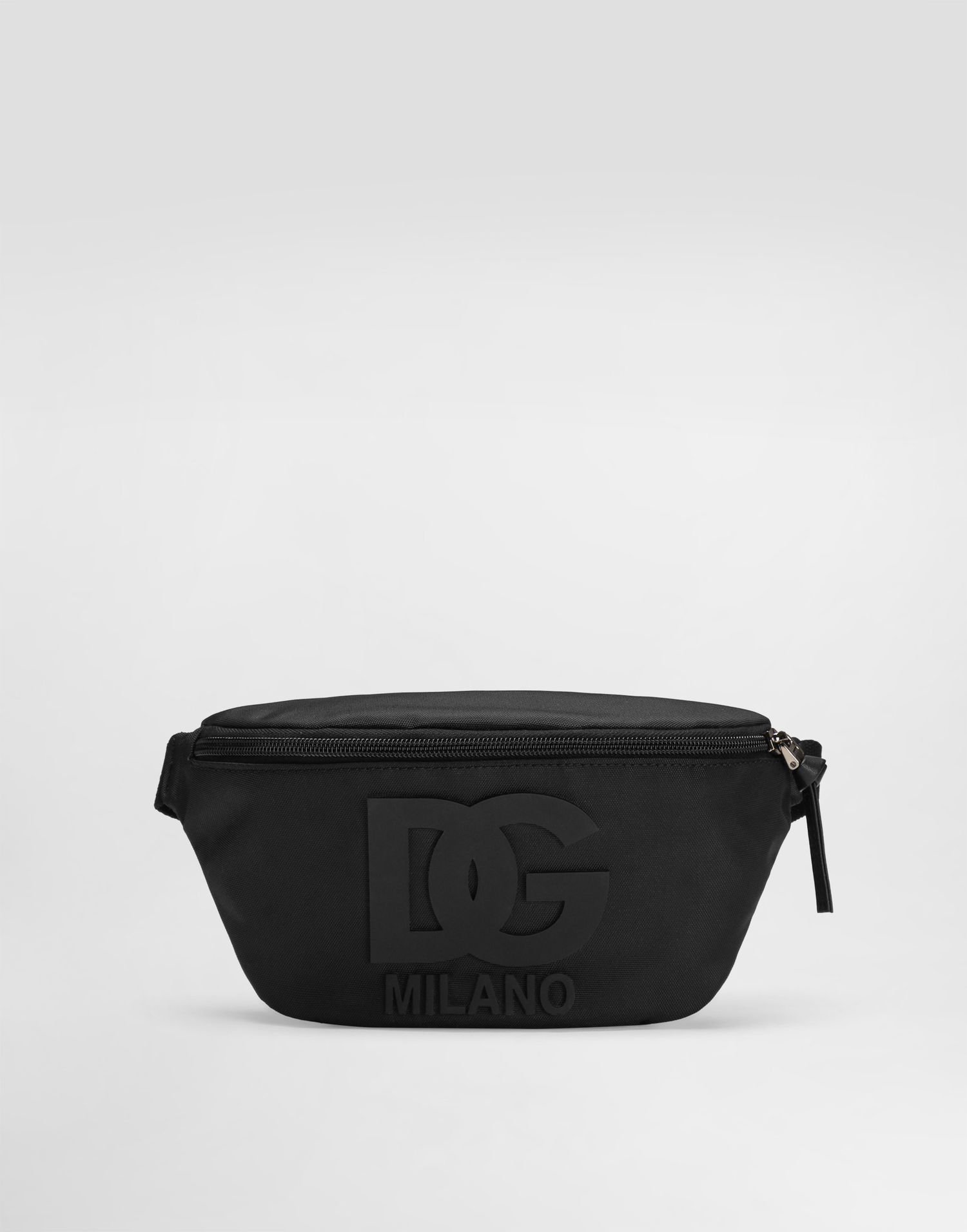 Midjeväska Dolce & Gabbana Nylon Waist Bag With DG Rubber Patch Svart | EM0072AU92780999, 0