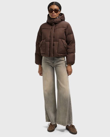 Pufferjacka Levi's Bubble Short Puffer Jacket Brun | 003MD-0006, 2