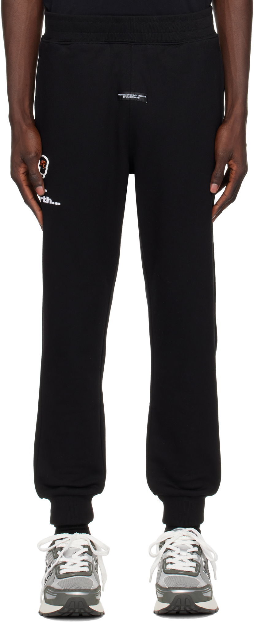 Träningsbyxor AAPE by A Bathing Ape AAPE by A Bathing Ape Main Sweatpants Svart | AAPPTMB637XXNBKX