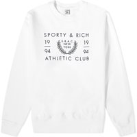 Sweater Sporty & Rich SRAC Crew Sweat Vit | CRAW2334WH, 1