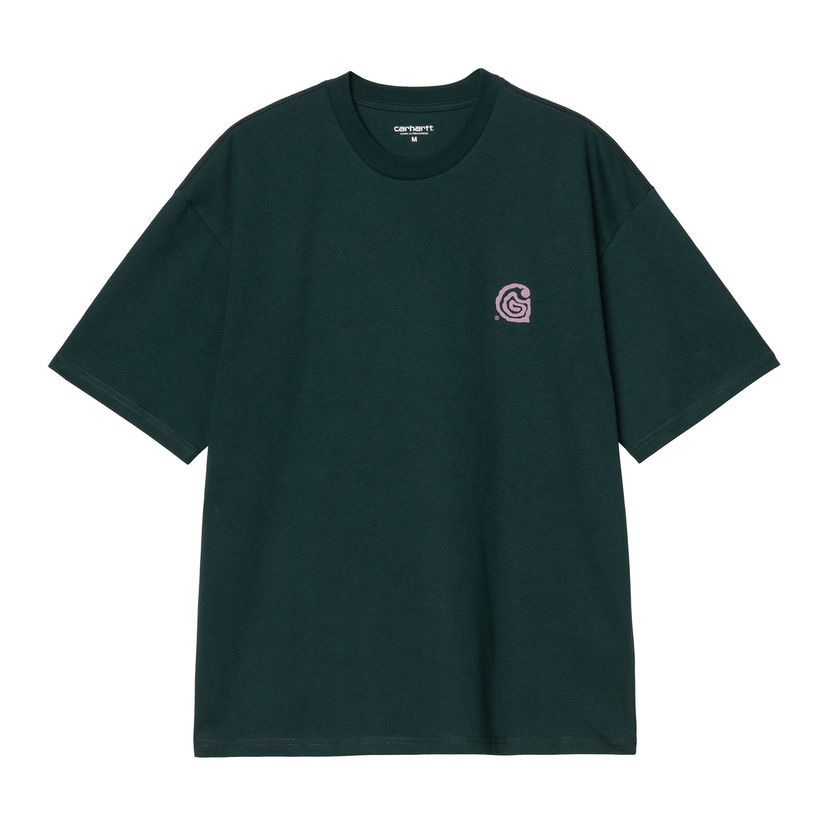 T-shirt Carhartt WIP Short Sleeve Helix T-Shirt Grön | I035194_9