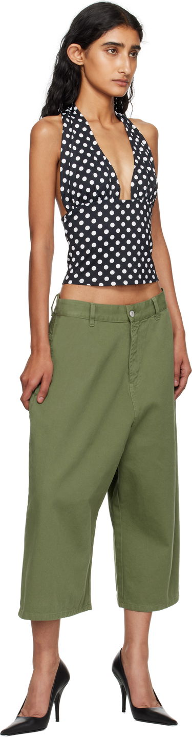 Linne Miaou Miaou Mathilde Polka Dot Halter Top Svart | 7189VISBWP, 3