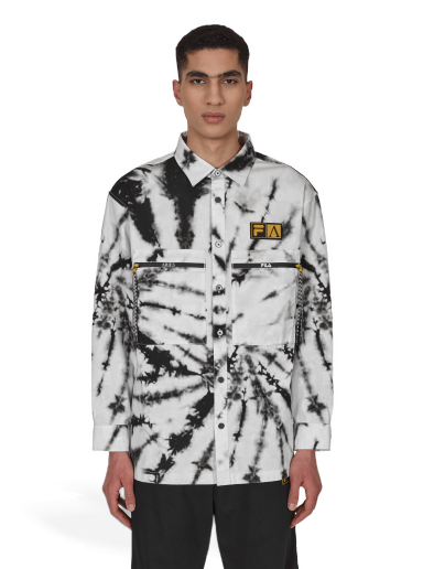 Skjorta Aries FILA x Tie Dye Longsleeve Shirt Vit | FIAR40000 WHT