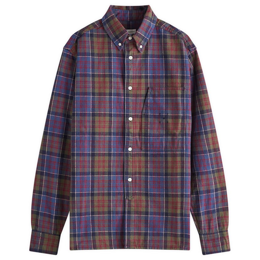 Skjorta Pop Trading Company Flannel Shirt Flerfärgad | POPAW24-03-010