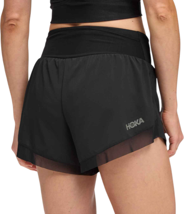 Shorts Hoka One One Hoka Glide 4" Shorts Svart | 1176974-blk, 1