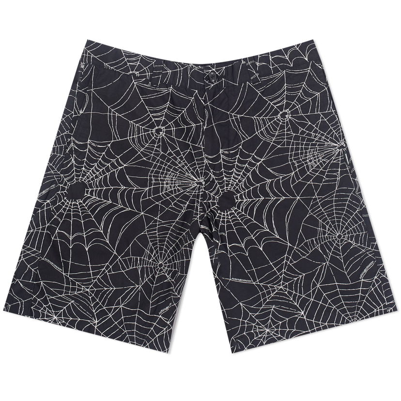 Shorts Neighborhood Neighborhood Spiderweb Shorts Svart | 231UTNH-PTM02-BLK