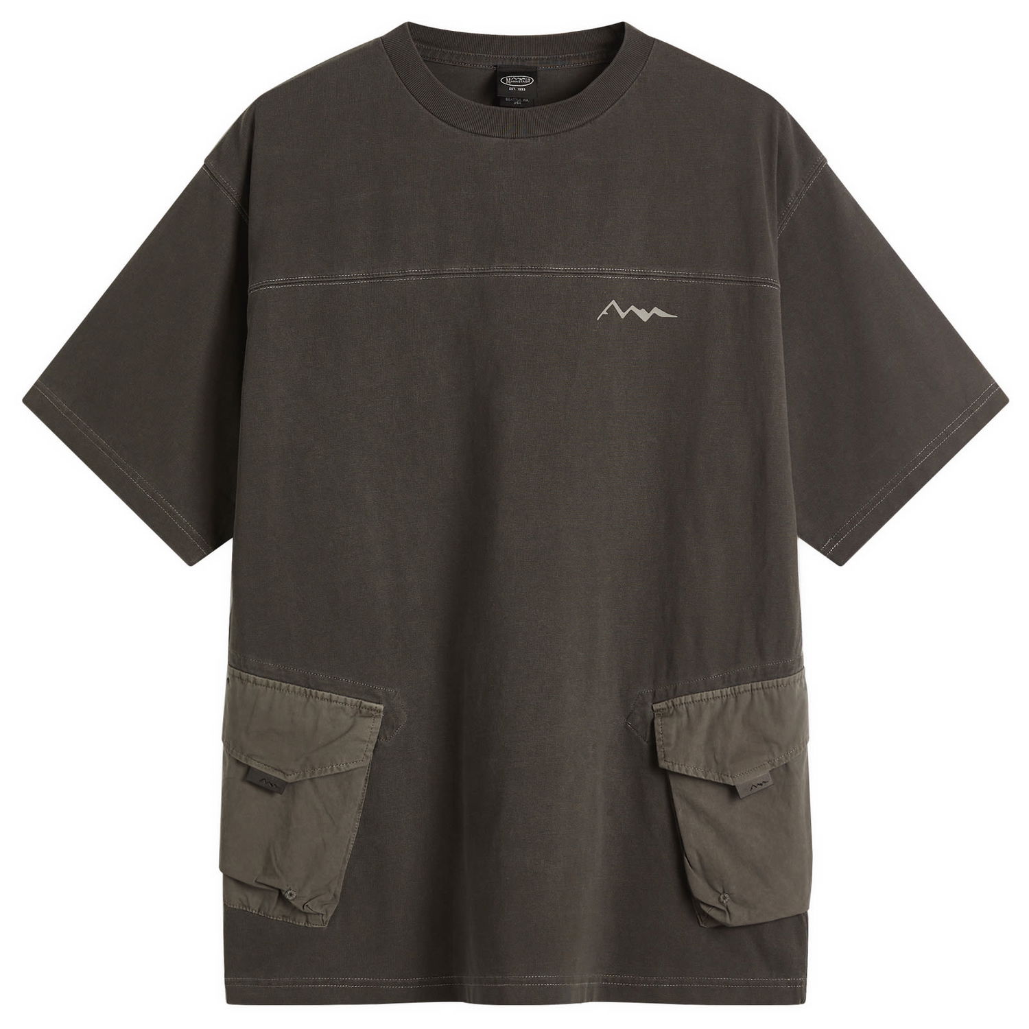 T-shirt Manastash Manastash Disarmed T-Shirt with Pockets, Size Large Grå | 7925135002-010, 1