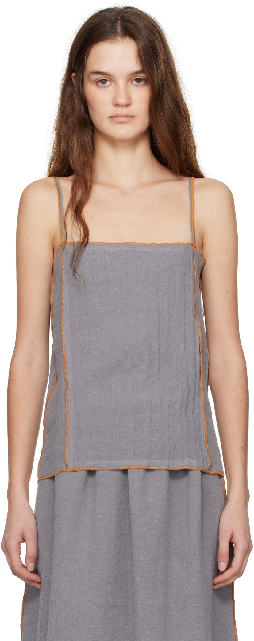 Linne Baserange Baserange Shok Tank Top Grå | TOSKS-LC-SP25