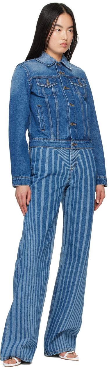 Jacka Jean Paul Gaultier Gaultier Printed Denim Jacket Blå | 24/25-U-VE040I-D013-5701, 3