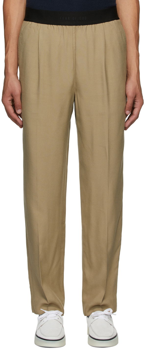 Byxor Fear of God Everyday Trousers Beige | FG40-036VCP