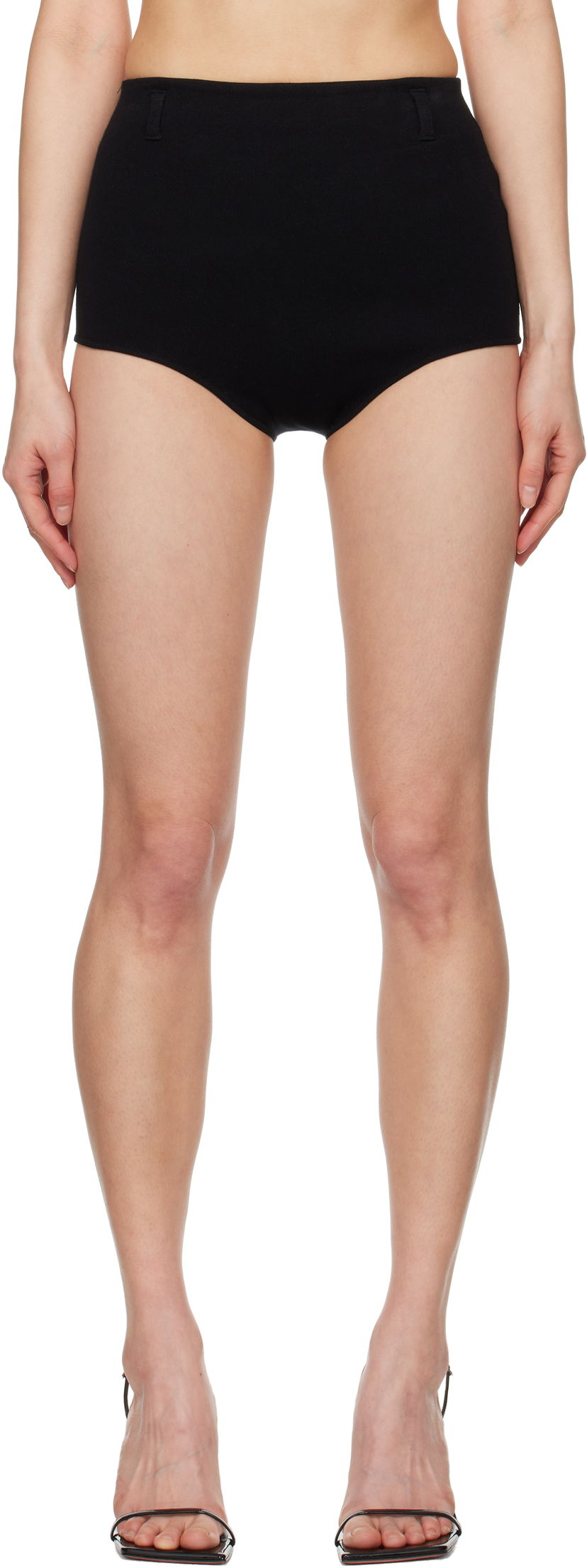 Trosor Coperni Coperni Knitted Shorts Svart | COPML138Y3012