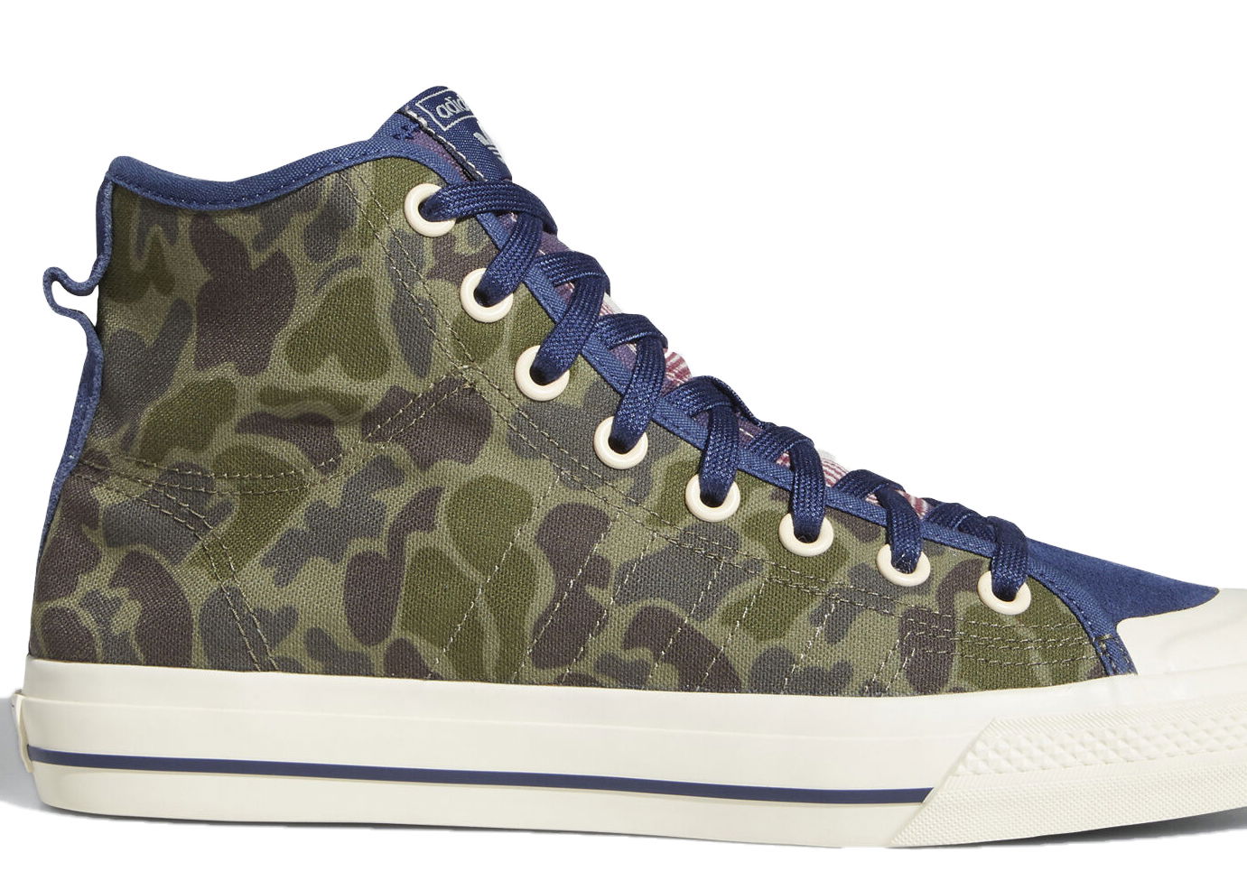 Sneakers och skor adidas Originals Nizza High RF Camo Grön | FV0682, 0