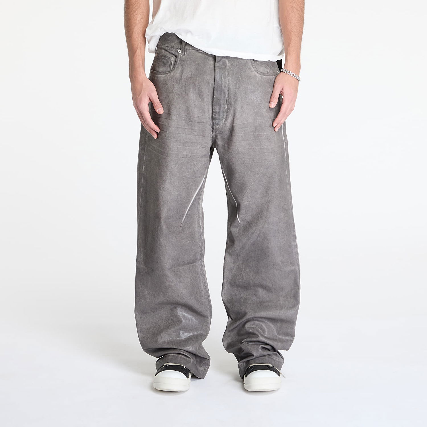 Jeans Rick Owens Rick Owens DRKSHDW Geth Loose Fit Jeans 33 Grå | DU01E3351 DCF 78, 0