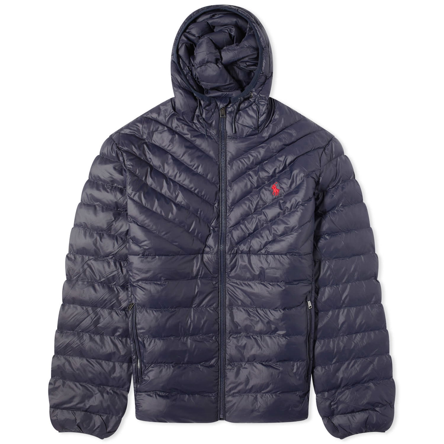 Pufferjacka Polo by Ralph Lauren Polo Ralph Lauren Terra Chevron Insulated Hooded Collection Svart | 710920283001, 0