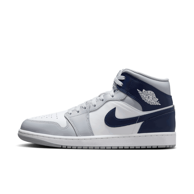 Sneakers och skor Jordan Air Jordan 1 Mid "Wolf Grey & Midnight Navy" Grå | DQ8426-104, 0
